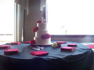 Elegant wedding cake created by Cake Sera Sera
