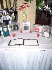 Courtney and Jeff's Guestbook Table